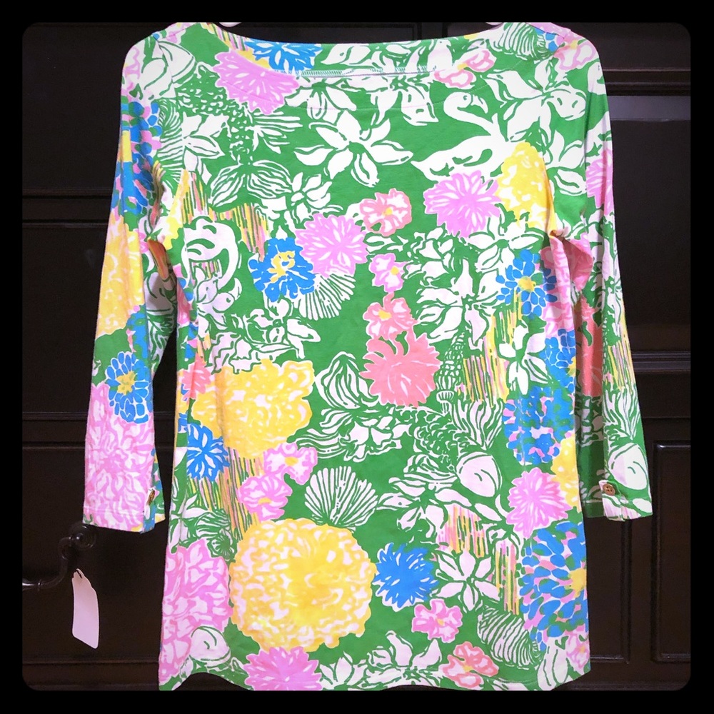 Lily Pulitzer 3/4 sleeve shirt. Perfect condition!